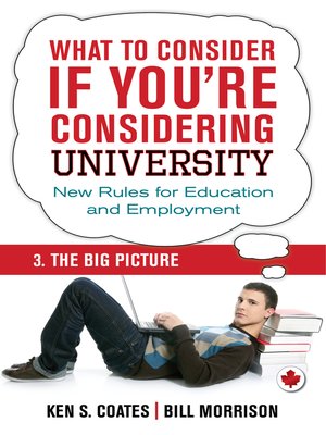cover image of What to Consider if You're Considering University — the Big Picture